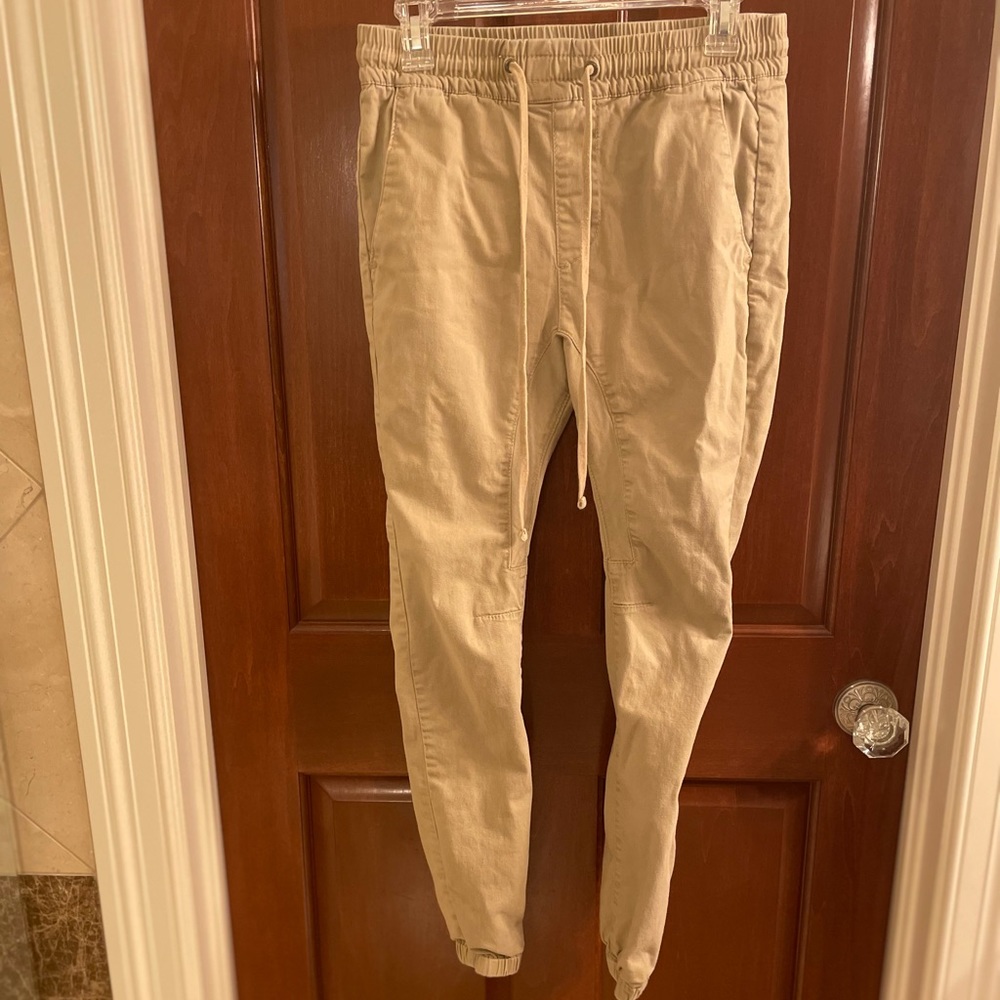 Pacsun tan joggers